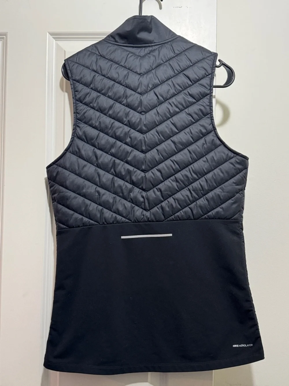 Nike Black Quilted Sleeveless Performance Vest